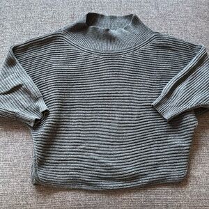 Wool mock neck sweater